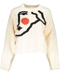 Desigual - Chic Embroidered Crew Neck Sweater - Lyst