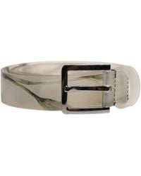 Dolce & Gabbana - Floral Pvc Metal Buckle Belt - Lyst