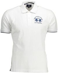 La Martina - Cotton Polo Shirt - Lyst