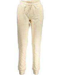 K-Way - Beige Cotton Pant - M - Lyst