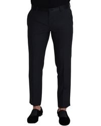 Dolce & Gabbana - Black Woolformal Pants - Lyst