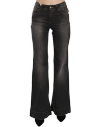 John Galliano - Svelte Mid Waist Flared Denim - Lyst