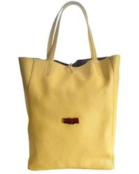 Baldinini - Yellow Leather Shoulder Bag - Lyst