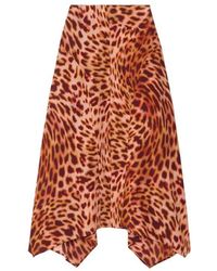 Stella McCartney - Orange Silk Casual Dress - Lyst
