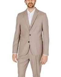 Antony Morato - Beige Polyester Blazer - Lyst