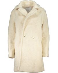 Desigual - Elegant Long-Sleeved Coat - Lyst