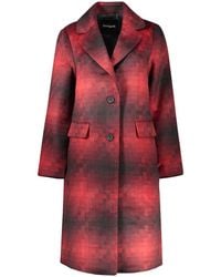 Desigual - Red Polyester S Jacket - Lyst
