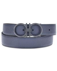 Ferragamo - Leather Reversible Belt - Lyst