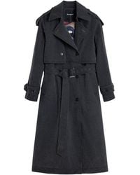 Desigual - Gray Polyethylene Coat - Lyst