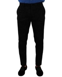 Dolce & Gabbana - Brocade Skinny Formal Trouser Dress Pants - Lyst