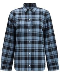 Off-White c/o Virgil Abloh - Blue Cotton Shirt - It38 | S - Lyst