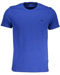 Harmont & Blaine - Blu Cotton Men T - Lyst