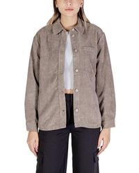 Jacqueline De Yong - Beige Polyester Sweater - Lyst