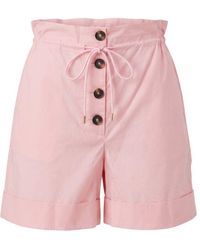 Trussardi - Pink Cotton Shorts - Lyst