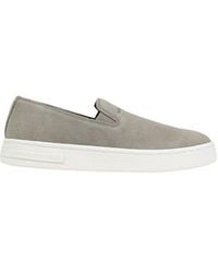 ARMANI EXCHANGE - Green Leather Low Top Sneakers - Lyst