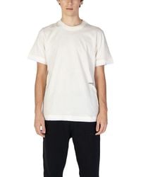 Underclub - Cream Cotton T - Lyst