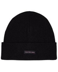 Calvin Klein - Black Recycled Polyester Hat - Lyst