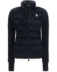 Moncler - Black Polyester Sweatshirt - Lyst