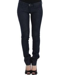 CoSTUME NATIONAL - Skinny Leg Jeans Blue Sig12552 - Lyst