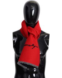 Givenchy - Black Wool Winter Warm Scarf Wrap Shawl - Lyst