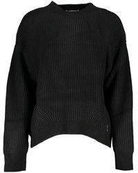 Patrizia Pepe - Chic Turtleneck Sweater With Contrast Accents - Lyst