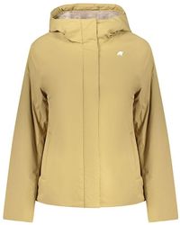 K-Way - Beige Nylon 's Jacket - S - Lyst
