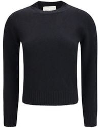 Ami Paris - Black Wool Oves Aries Sweatshirt - Lyst
