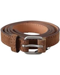 Ermanno Scervino - Elegant Slim Leather Waist Belt - Lyst