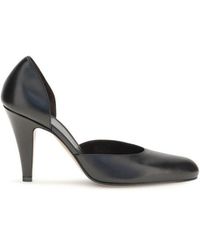 The Row - Black Lamb Ovis Aries High Heel Pumps - Lyst