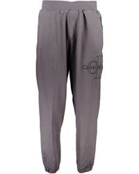 Calvin Klein - Grigio Cotton Men's Sweatpant - Lyst