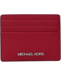 Michael Kors - Document Holder Leather/Dark Raspberry - Lyst