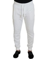 Dolce & Gabbana - Elegant Cotton Sweatpants - Lyst