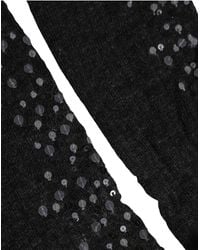 Dolce & Gabbana - Dark Gray Sequined Wool Knee High Accessory Socks - Lyst