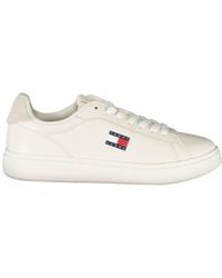 Tommy Hilfiger - Bianco Polyurethane Sneaker - Lyst