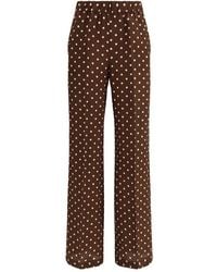 P.A.R.O.S.H. - P. A.R. O.S. H. Silk Casual Pants - Lyst