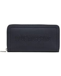 Love Moschino - Black Polyethylene Wallet - Lyst