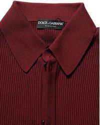 Dolce & Gabbana - Wool Button Down Cardigan Sweater Clothing - Lyst