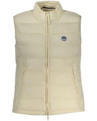 North Sails - Bianco Polyester Woman Vest - Lyst