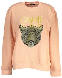 Roberto Cavalli - Chic Fleece Crew Neck Sweatshirt - Lyst