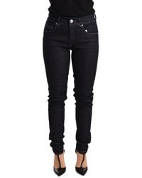 Acht - Sleek Low Waist Skinny Denim - Lyst
