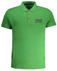 Roberto Cavalli - Cotton Polo Shirt - Lyst