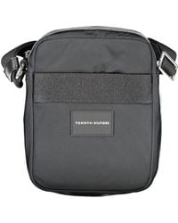 Tommy Hilfiger - Black Polyester Shoulder Bag - Lyst