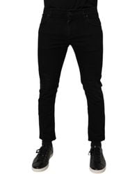 Dolce & Gabbana - Cotton Stretch Skinny Denim Jeans Co+02 Clothing - Lyst