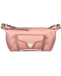 Coccinelle - Pink Leather Handbag - Lyst