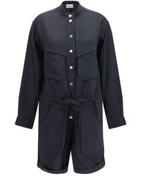 Isabel Marant - Black Viscose Jumpsuit - Lyst