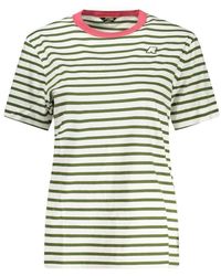 K-Way - Bianco Cotton 's T-shirt - S - Lyst