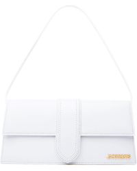 Jacquemus - White Leather Le Bambino Long Shoulder Bag - Lyst