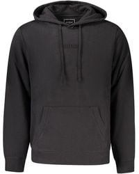 Guess - Black Organic Cotton Men's Hoodie - Lyst