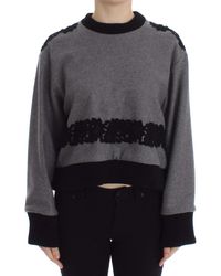 Dolce & Gabbana - Elegant Cashmere Blend Lace Sweater - Lyst