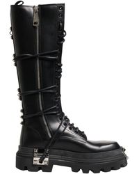 Dolce & Gabbana - Lace-Up Boots - Lyst